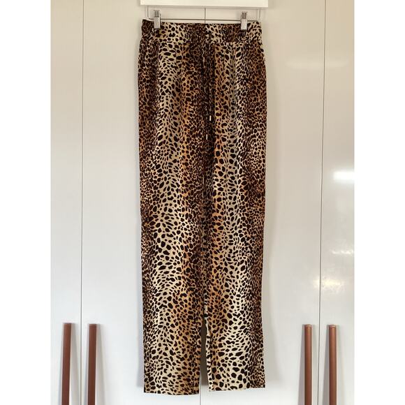 NWT Melissa Odabash Jude Cheetah Leopard Print Pull On Beach Pants Sz XS - Picture 3 of 6